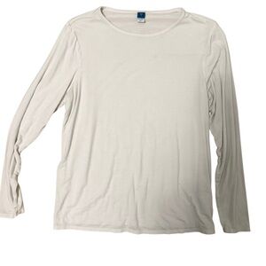 Old Navy Cream Long Sleeve Top
